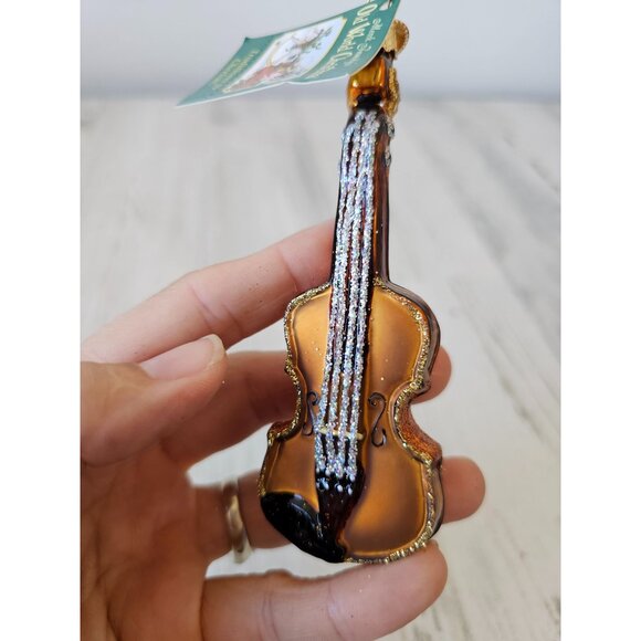 Old world OWC violin guitar musical band glass ornament Xmas tree - Picture 2 of 10